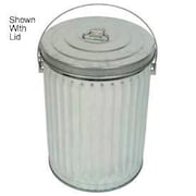 Wittco Witt Industries Outdoor Galvanized Steel Corrosion Resistant Trash Can, 10 Gallon, Silver 10GPC